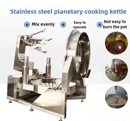 Máquina de caldeiraria de cozinha industrial de pasta de alfafa elétrica com misturador e dispositivo de cronometragem