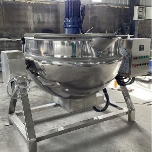 Caldeirão de grande capacidade, misturador automático de vegetais, chaleira de cozinha industrial de carne