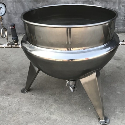 Caldeira de cozimento industrial de carne com grande capacidade e mistura automática