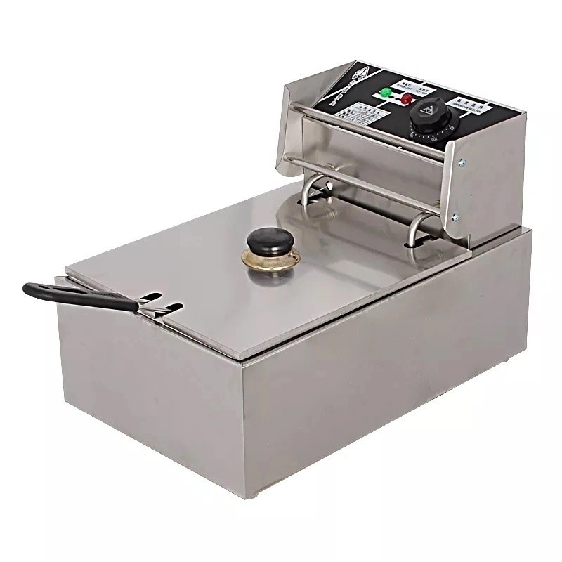 Máquina de fritura a gás de cozimento consistente e rápida com EPS 405X241X204mm Tamanho