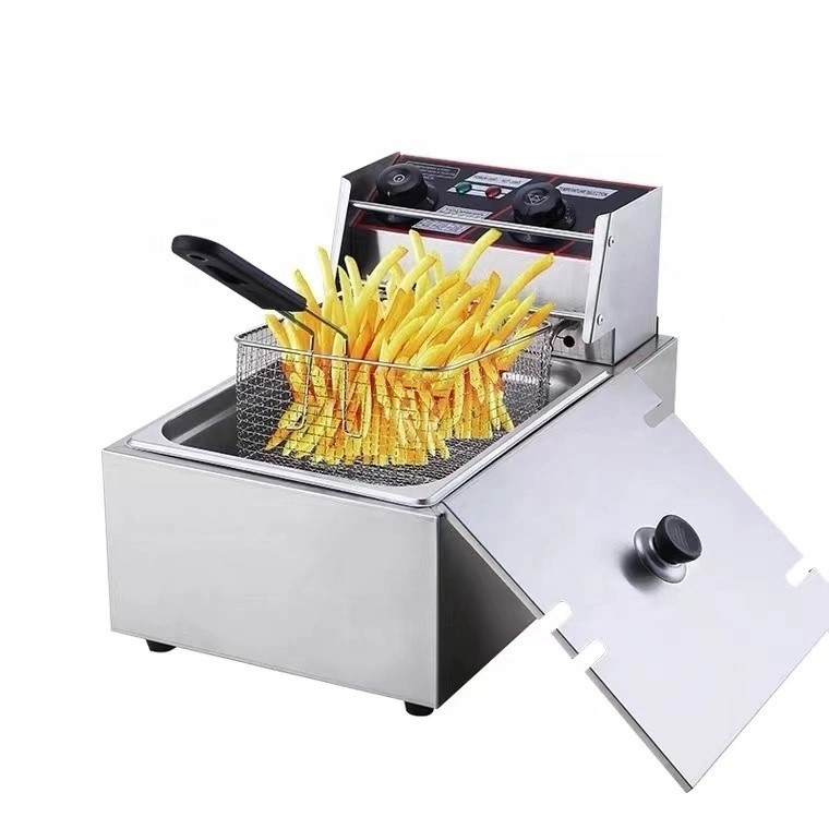 Máquina de fritura de aço inoxidável versátil com tamanho do pacote 52,00cm * 30,50cm * 29,50cm
