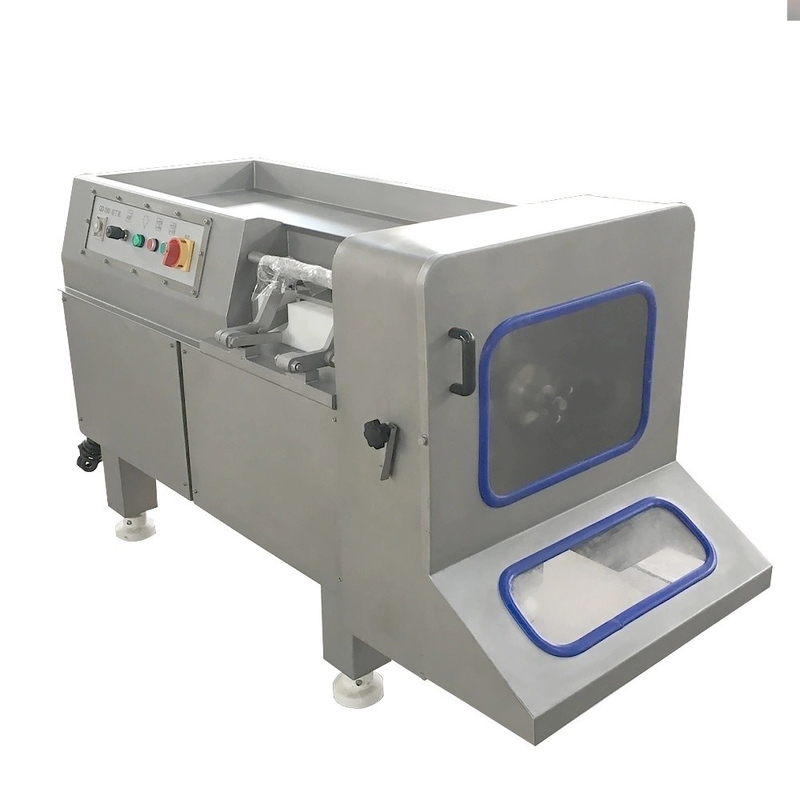 Cortador automático de cubos de carne de grau automático avançado para cortar carne fresca e congelada
