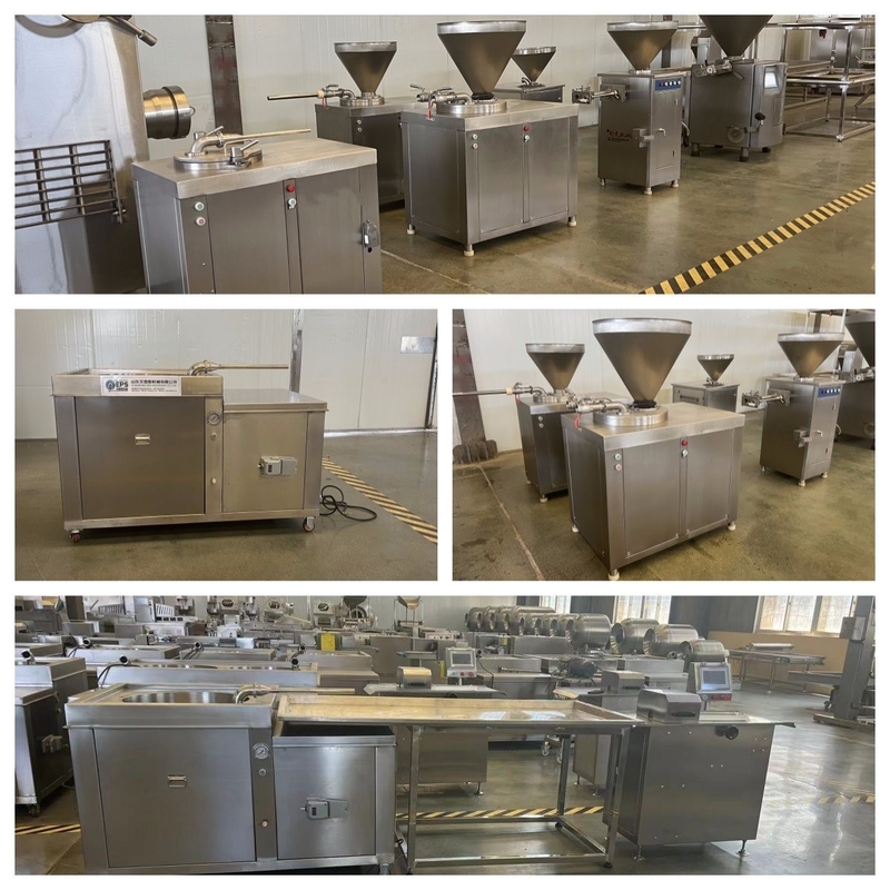 Equipamento de recheio de salsichas durável e duradouro com máquina de enema e tensão de 110-380V