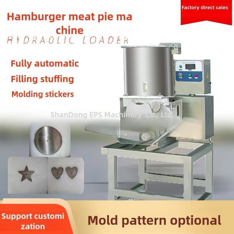 Máquina de processamento térmico de hambúrguer e batatas de 380V para produção