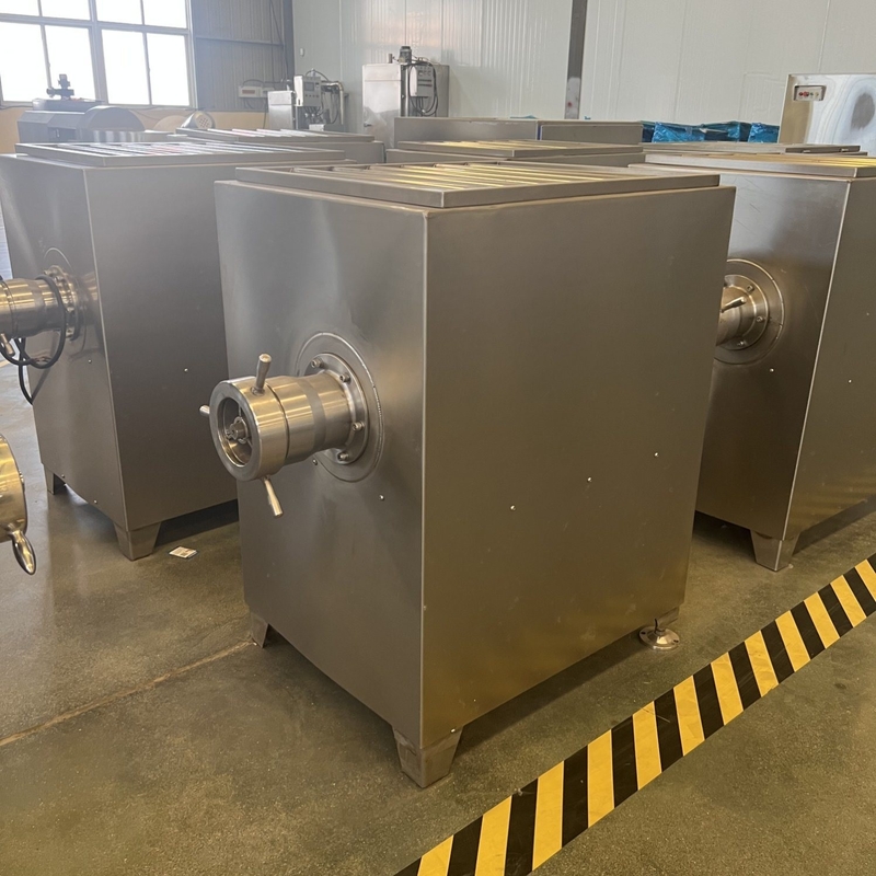 Botão de Controle Mod Industrial PLC Big Mince Meat Making Machine para carne congelada