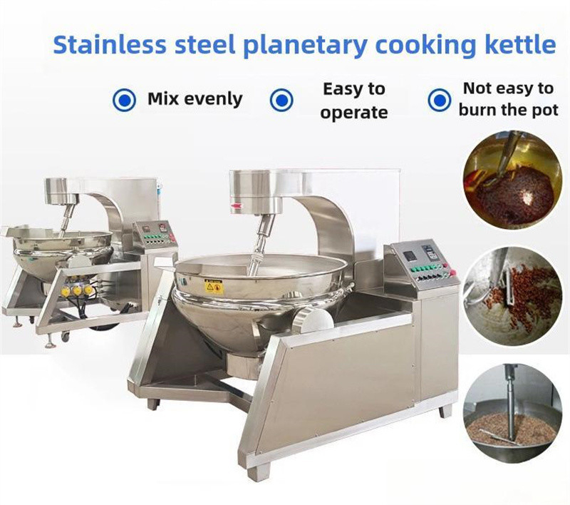 Cozinha de cozinha Multipurpose Industrial Chikki Turkish Delight Halwa com tensão de 380V