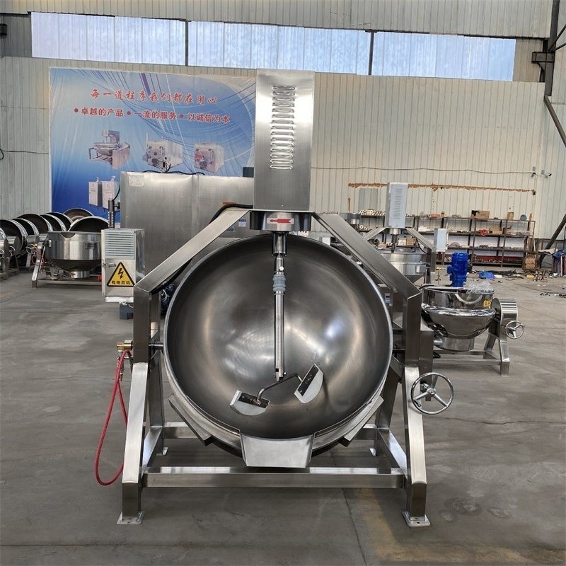 Máquina de mistura de nozes de aquecimento a gás/vapor para cozinhar confitura Serviço pós-venda